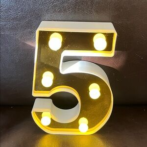 Illuminated Mirror Number 5